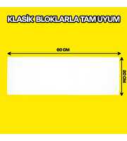 Esnek Blok Zemin Beyaz