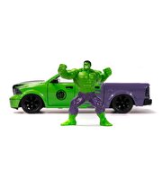 1:24 Marvel Avengers 2014 RAM 1500 Model Araba ve Hulk Figür
