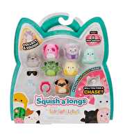 Squishmallows Squish-A-Longs 8 Figür + Yüzük Seti S2 Seri 3