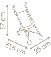 Smoby Baby Nurse Katlanabilir Oyuncak Bebek Arabası