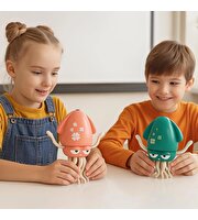 Dansçı Kali Müzikli Işıklı Hareketli Ahtapot Pembe