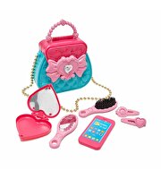 Aksesuarlı Güzellik Çantası Koyu Pembe