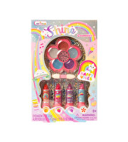 Hot Focus Rainbow Parıltılı Far ve Ruj Seti