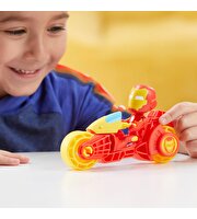 Spider And His Amazing Friends Motosiklet ve Figür İron Man F9346