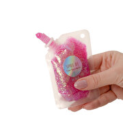 Lukky Yüz ve Vücut Parıltılı Pembe Simli Jel