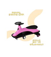 Sesli ve Işıklı Royal Swing Car Pembe