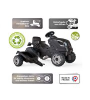 Smoby Life Farmer XL Siyah Pedallı Römorklu Traktör