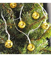 Yılbaşı Pilli Küre Figürlü Led Işık 3 Metre