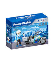 Power Planet 66303 Polis Motosikleti Yapım Seti D