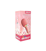 Doppler Rainbow Karaoke Pembe Mikrofon