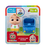 Cocomelon Araçlı Tekli Figür Jj's Blue Car Cruiser