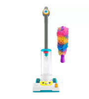 Fisher Price 2'si 1 Arada  Sesli ve Işıklı Eğlen ve Öğren Süpürge JMM35