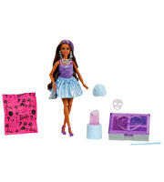 Barbie Unboxed Glam Party Serisi Mor Işıltılı Bebek JFY66