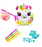 Airbrush Plush Squishy Peluş Neon Unicorn