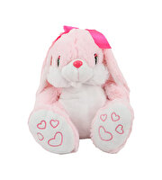 Sakallı Pembe Tavşan 45 Cm