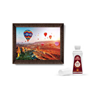 Kapadokya'nın Son Işıkları Çerçeveli Puzzle 1000 Parça