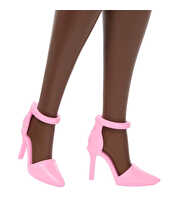 Barbie Deluxe Style Serisi Metalik Pembe Elbiseli Bebek JJN75