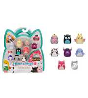 Squishmallows Squish-A-Longs 8 Figür + Yüzük Seti S2 Seri 1