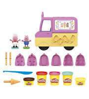 Play Doh Peppa Pig Dondurma Kamyonu Oyun Hamuru Seti F3597