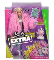Barbie Extra Pembe Ceketli Bebek GRN28