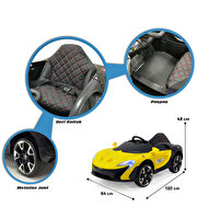 Quantum Gt 12 Volt Akülü Araba Sarı