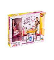 My Little Chef Table Mutfak Seti Beyaz Elbiseli Bebek