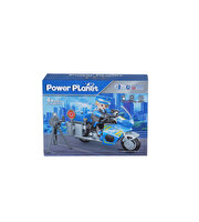 Power Planet 66303 Polis Motosikleti Yapım Seti A