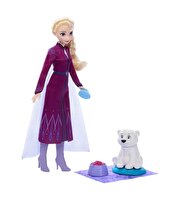 Disney Karlar Ülkesi Elsa Bebek ve Yavru Kutup Ayısı Figür Seti JFG16