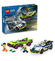 LEGO City Polis Arabası ve Spor Araba Takibi 60415