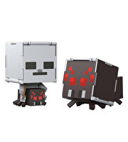 Minecraft Flipping 2'si 1 Arada Figür Spider Jockey + Spider JCN24