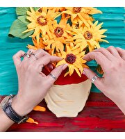 OKTO Sunflowers 3D Duyusal Sanat Seti