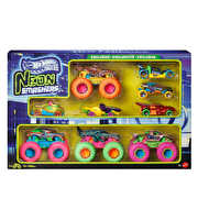 Hot Wheels Monster Trucks Neon Smashers Çoklu Paket JMV38
