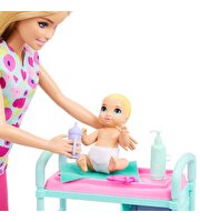 Barbie Kariyer Bebekleri Çocuk Doktoru Oyun Seti JMK12