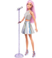 Barbie Kariyer Bebekleri Pop Star Bebek ve Mikrofonu FXN98
