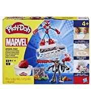 Play Doh Marvel Spider Man Fırlatma ve Dilimle Savaşı Oyun Hamuru Seti F9827