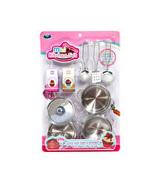 Mini Metal Mutfak Seti  9 Parça