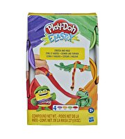 Play-Doh Elastik 4lü Hamur (Mor-Turuncu-Yeşil-Kırmızı) E9863