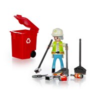 Power Planet Temizlik Görevlisi Figürlü Yapı Blok Oyuncak Seti A