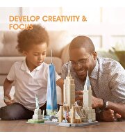 Cubic Fun City Line Serisi New York City 3D Puzzle 123 Parça