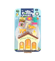 Evcil Hayvan Yavru Köpek Kulübesi Oyun Seti