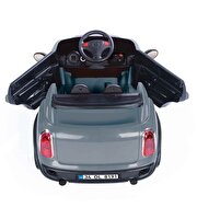 Dolu Oyuncak Ride On Kumandalı 12 Volt Akülü Araba Gri