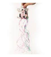 Lukky Unicorn Klipsli Mavi/Pembe Saç Tokası 35 Cm