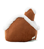 Yılbaşı Ginger Home Şekilli Kırlent Peluş