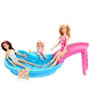 Barbie Bebek ve Havuz Oyun Seti HRJ74