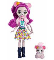 Enchantimals Popüler Karakter Bebekler Mayla Mouse ve Fondue FXM76