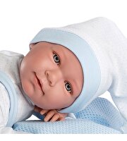 Llorens Lalo Pijama Toquilla Azul Sesli 35 cm.