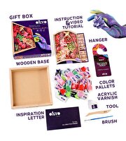 OKTO Succulents Passion 3D Duyusal Sanat Seti