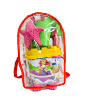 2016 Mas Resimli Çantalı Kale Kova Kürek Takımı Kırmızı Çantalı