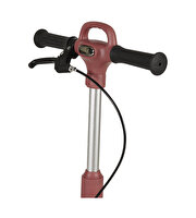 Prego Rapid Işıklı Müzikli ve Katlanabilir Scooter Bordo