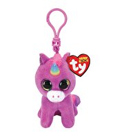 TY Beanie Boo's Mor Unicorn Rosette Anahtarlık 12 Cm